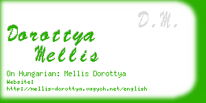 dorottya mellis business card